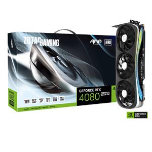 Placa de Vídeo Zotac Gaming GeForce RTX 4080 Super AMP Extreme AIRO , 16GB , GDDR6X , 256-Bit , Spectra RGB , Preto