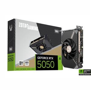 Placa de Vídeo ZOTAC GAMING GeForce RTX 5050 SOLO , 8 GB GDDR6 , Compacta , Preto