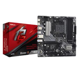 Placa Mãe ASRock B550M Phantom Gaming 4 , Chipset B550 , AMD AM4 , mATX , DDR4