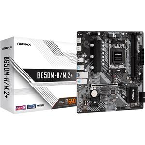 Placa Mãe ASRock B650M-H/M.2+ , Chipset B650M , Amd AM5 , m-ATX , DDR5

