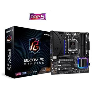 Placa Mãe Asrock B650M PG Riptide , Chipset B650 , AMD AM5 , mATX , DDR5