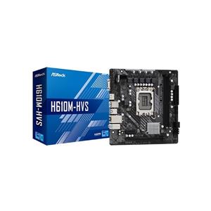 Placa Mãe ASRock H610M-HVS , Chipset H610 , Intel LGA 1700 , mATX , DDR4