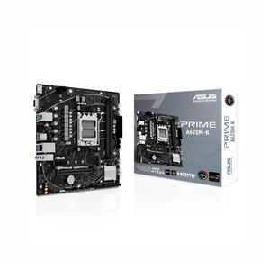 Placa-mãe ASUS Prime A620M-K , AM5 , DDR5 , mATX , HDMI , DisplayPort , USB 3.2 , Preto