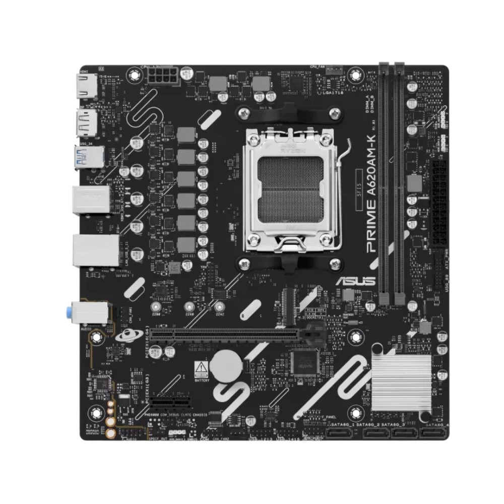 Placa-mãe ASUS Prime , AM5 , DDR5 , HDMI , Preto , A620M-K