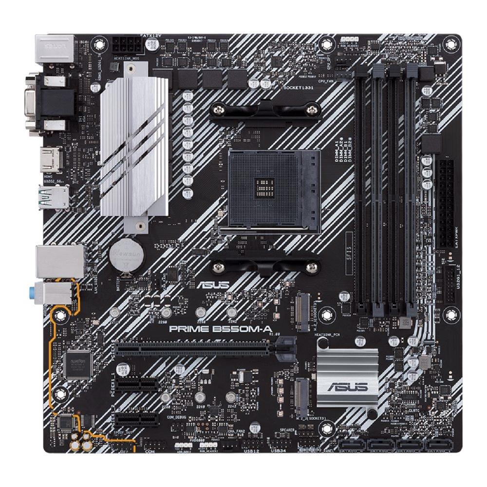 Placa Mãe Asus Prime B550M-A , Chipset B550 , AMD AM4 , mATX , DDR4