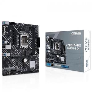 Placa Mãe Asus Prime H610M-E D4, Chipset H610, Intel LGA 1700, mATX, DDR4
