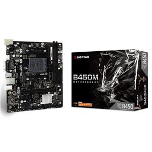 Placa Mãe Biostar B450MHP, Chipset B450, AMD AM4, mATX, DDR4