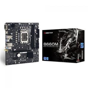 Placa Mãe Biostar B660MX-E , Chipset B660 , Intel LGA 1700 , mATX , DDR4