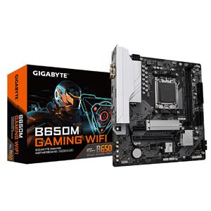 Placa Mãe Gigabyte B650M Gaming WiFi, Chipset B650, AMD AM5, mATX, DDR5
