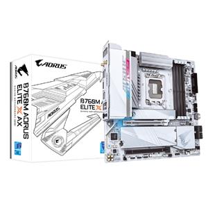 Placa Mãe Gigabyte B760M Aorus Elite X AX , Chipset B760 , Intel LGA 1700 , mATX , DDR5
