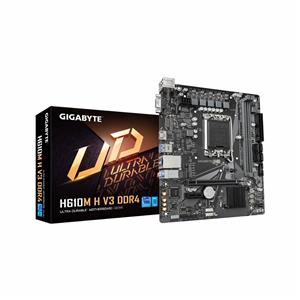 Placa-Mãe Gigabyte H610M-H V3 , DDR4 , LGA 1700 , mATX