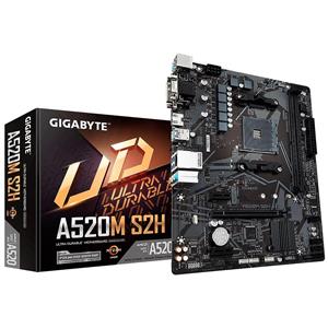 Placa Mãe Gigabyte A520M S2H , Chipset A520 , AMD AM4 , mATX , DDR4