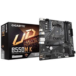 Placa Mãe Gigabyte B550M K , Chipset B550 , AMD AM4 , mATX , DDR4