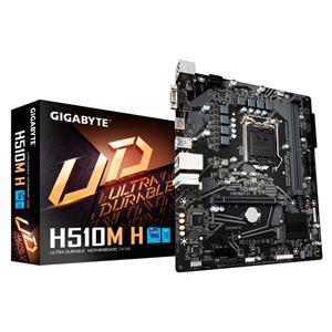 Placa Mãe Gigabyte H510M H, Chipset H510, Intel LGA 1200, mATX, DDR4