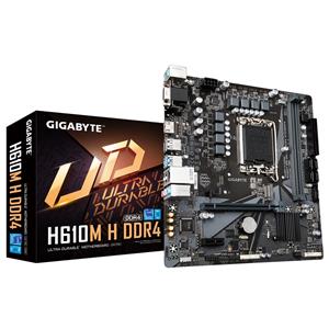 Placa Mãe Gigabyte H610M H DDR4 , Chipset H610 , Intel LGA 1700 , mATX