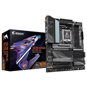 Placa Mãe Gigabyte X670 Aorus Elite AX , Chipset X670 , AMD AM5 , ATX , DDR5