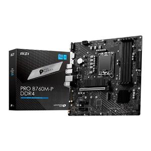 Placa Mãe Msi Pro B760m-p , DDR4 , Chipset B760 , Intel , LGA 1700 , ATX , HDMI , Displayport , VGA , M.2
