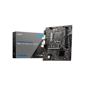 Placa Mãe MSI PRO H610M-G DDR4 , Intel LGA1700 , mATX , M.2 PCIe NVMe , HDMI , DisplayPort , VGA , USB 3.2 , DDR4 até 3200MHz