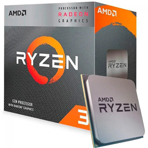 Processador AMD Ryzen 3 5300G , 4GHz (4.2GHz Turbo) , 4-Cores 8-Threads , AM4 , Com vídeo integrado - 100-100000253BOX
