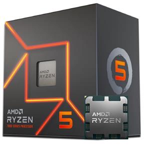 Processador AMD Ryzen 5 7600 , 3.8GHz (5.1GHz Turbo) , 6-Core , 12-Threads , Cache 38MB , Air Cooler ,  AM5