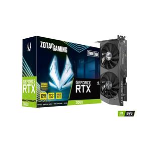 Placa de vídeo Zotac RTX3060 Twin Edge , 12GB GDDR6 , PCIe 4.0 , preto