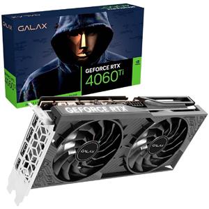 Placa de Vídeo Galax GeForce RTX 4060 Ti 8GB 1-Click OC , 8GB , GDDR6 , 128-Bit , Preto