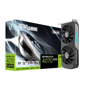 Placa de Vídeo Zotac GeForce , RTX 4070 Twin Edge Super , 12GB GDDR6X , 192-Bits , ZT-D40720E-10M