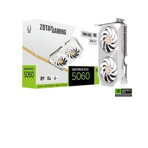 Placa de Vídeo ZOTAC Gaming GeForce RTX 5060 Twin Edge OC White Edition , 8 GB GDDR6 , Branco