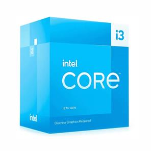 Processador Intel Core i3-13100F , 13ª Geração Raptor Lake , 4 Núcleos , 8 Threads , Base 3,4 GHz / Turbo 4,5 GHz , Cache 12 MB - TRAY