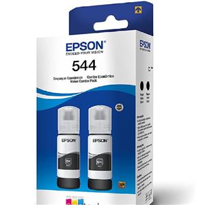 Refil De Tinta Epson T544 Preto Com 2 Unidades