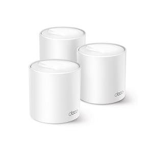 Roteador Mesh Wi-Fi , TP-Link Deco X10 , AX1500 Dual-Band , 3-pack , branco