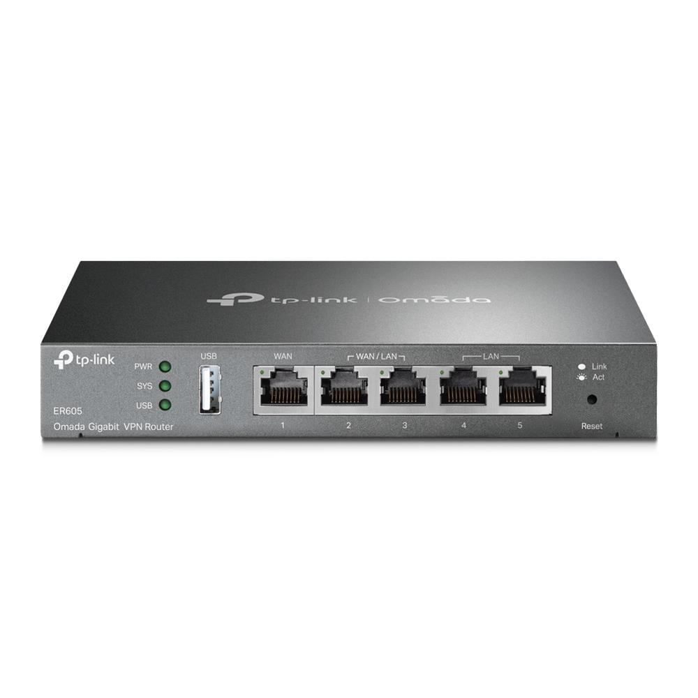 Roteador TP-Link VPN Omada Multi-Wan ER605 Gigabit TL-R605