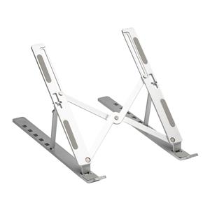 Suporte Para Notebook Pix/5+/KOKAY 079-0062 , Altura Ajustável , Dobrável , Até 15.6 Polegadas , Alumínio , ABS , Branco