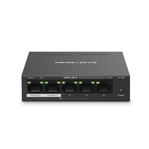 Switch Mercusys  MS105GP , 5 Portas , Gigabit , 4 Portas POE+ , Preto
