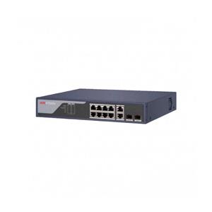 Switch 8P PoE Fast +2P HikVision DS-3E1310P-SI