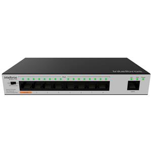 Switch Intelbras SF 900 Hi PoE+ 9 Portas Fast Ethernet