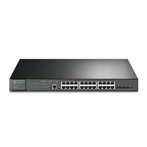 Switch TP-Link Gerenciável Gigabit L2+ 24P PoE+ 4 SFP+ 10GE