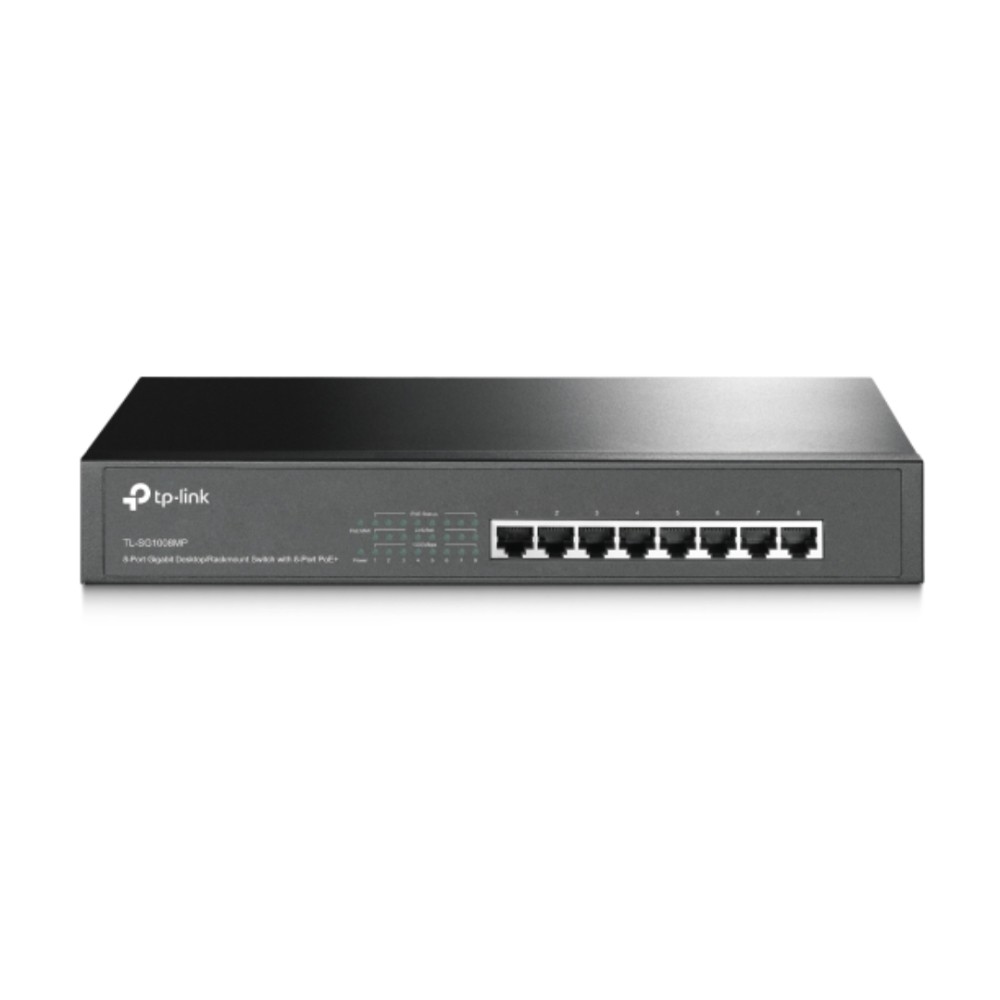 Switch TP-Link TL-SG1008MP , 8 Portas Gigabit PoE+ , 153W , Rack , Não Gerenciável