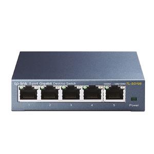 Switch TP-Link TL-SG105 , 5 Portas , 10/100/1000 Mbps , Gigabit , QoS , 220 V