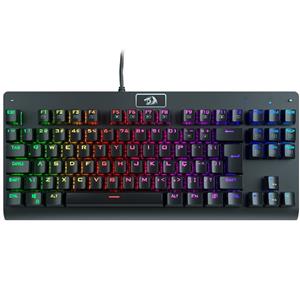 Teclado Mecânico Gamer Redragon Dark Avenger TKL , RGB , Switch Red , ABNT2 , USB , Preto
