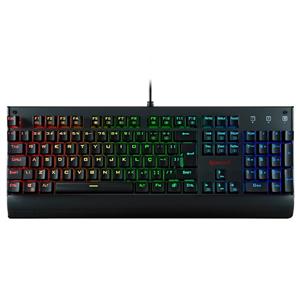 Teclado Mecânico Gamer Redragon Kala , RGB , Switch Brown , ABNT2 , USB , Preto
