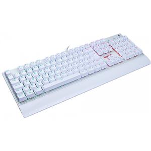 Teclado Mecânico Gamer Redragon Kala Lunar , RGB , Switch Blue , ABNT2 , USB , Branco