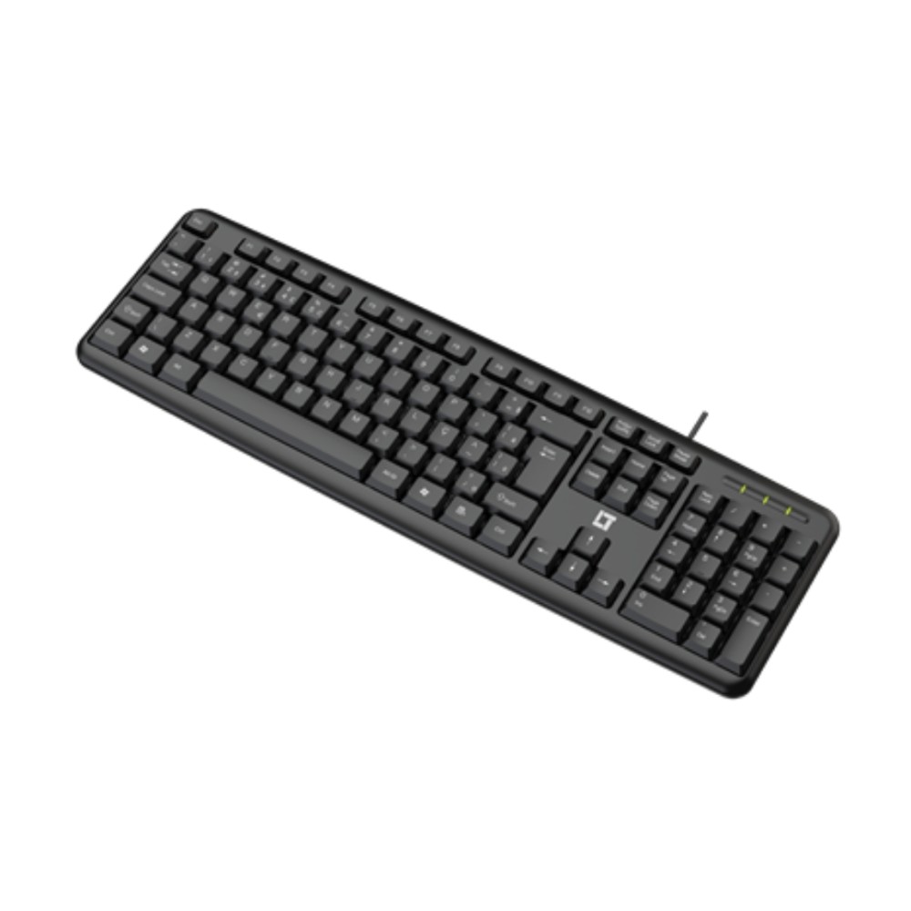 Teclado USB , Leadertech , ABNT2 , Com Fio , USB , Preto , LT-KB100