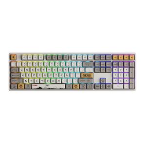 Teclado Mecânico Gamer Akko One Piece Edition , RGB , Switch Akko CS Sakura , USB , Estampado