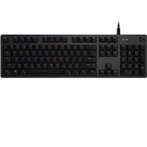 Teclado Mecânico Gamer Logitech G512 Carbon , ABNT2 , RGB LIGHTSYNC , USB , Full Size , Switch Brown , Preto