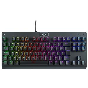Teclado Mecânico Redragon Dark Avenger TKL , RGB ,  Switch Blue , ABNT2 , USB , Preto