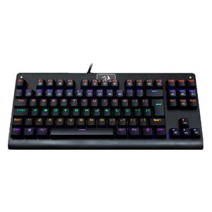 Teclado Mecânico Redragon Dark Avenger TKL , LED Rainbow , Switch Blue , ABNT2 , USB , Preto