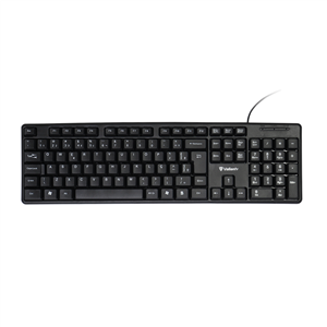 Teclado Valianty KM-101 Basic , ABNT2 , USB , Preto