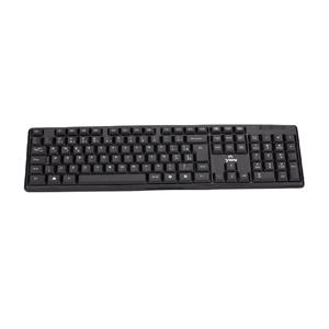 Teclado Yon KM-101 , USB , ABNT2 , Preto