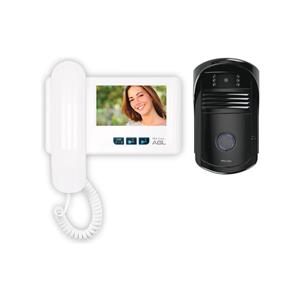 Vídeo Porteiro AGL VP4 Color , Monitor 4 , Comunicação e Controle de Acesso , Preto